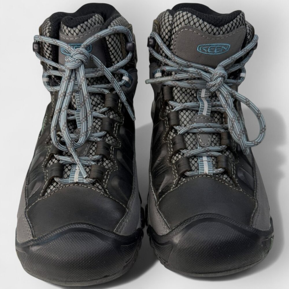 Keen Targhee III Mid WP Women’s Hiking Boot Magnet/Atlantic Blue Size 7 - Picture 4 of 13